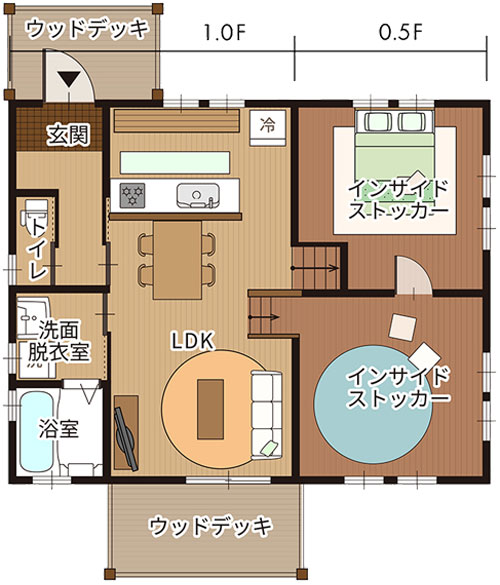 1F