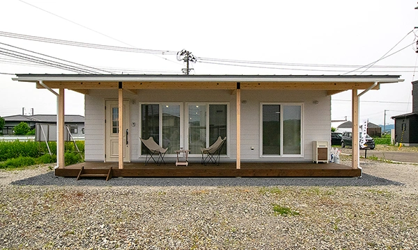北上市二子町モデルハウス会場