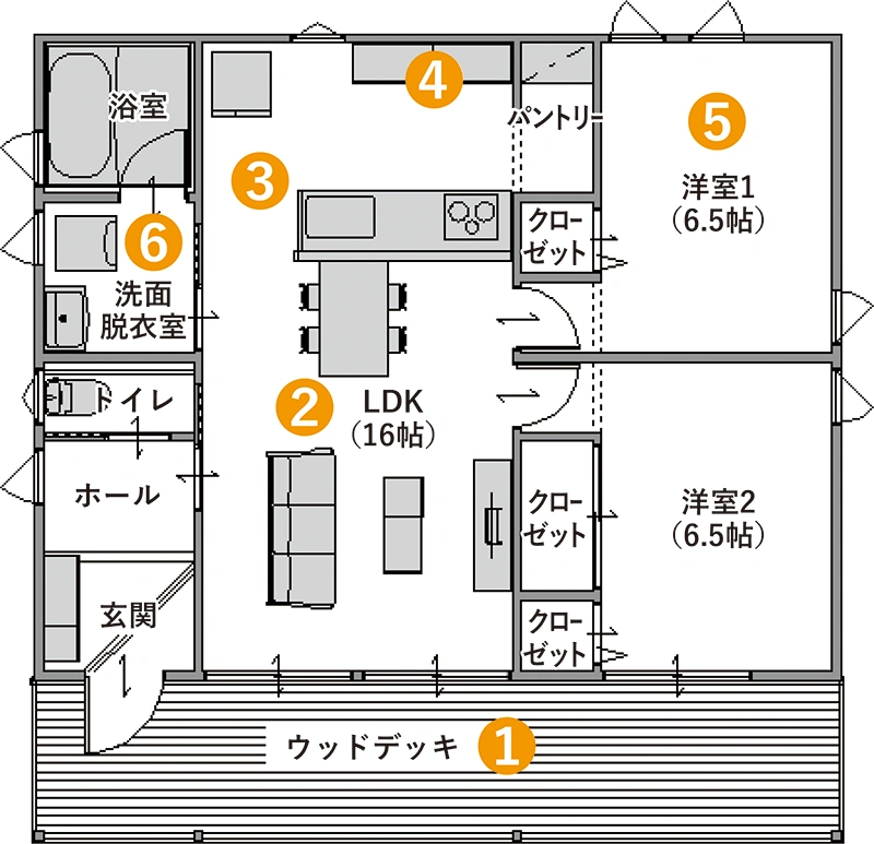1F【北上市二子町モデルハウス（BinO COVACO）】