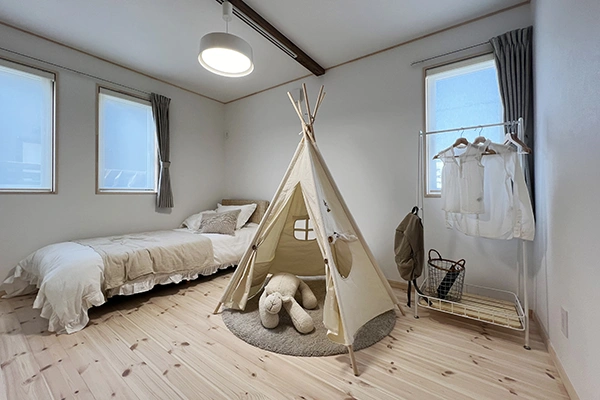 子供部屋【北上市二子町モデルハウス（BinO COVACO）】