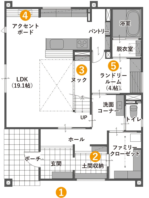 1F【青森市浪館モデルハウス（ママ楽の家）】