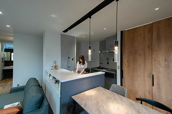 キッチン【北上市しらゆりモデルハウス】